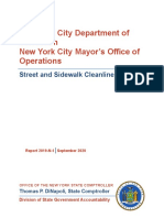 Audit of NYC Department of Sanitation