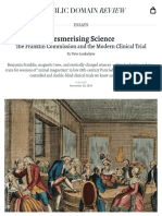 Mesmerising Science - The Franklin Commission and The Modern Clinical Trial - The Public Domain Review