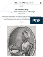 Phillis Wheatley - An Eighteenth-Century Genius in Bondage - The Public Domain Review