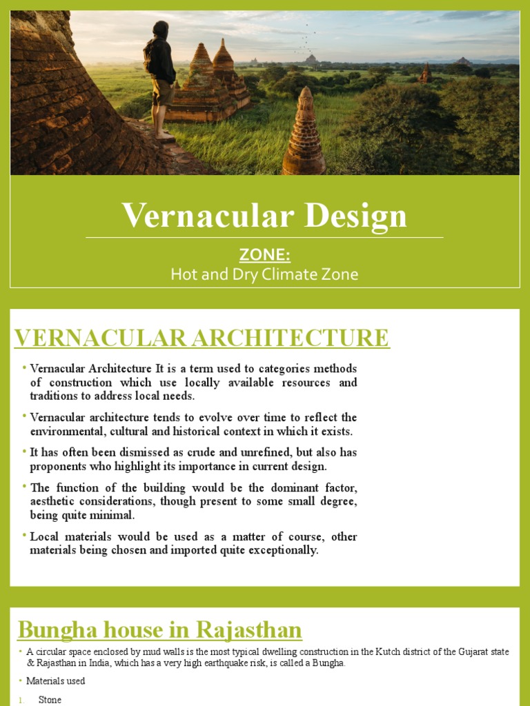 Vernacular Design | PDF | Roof | Masonry