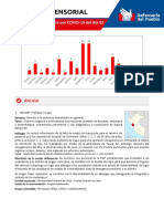 Reporte Del Día 82 Del Estado de Emergencia Por La Enfermedad COVID 19