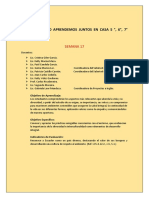 Plan Educativo Aprendemos Juntos en Casa 5 Paúl