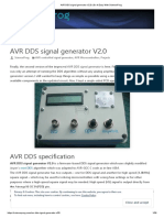 AVR DDS Signal Generator V2.0 - Do It Easy With ScienceProg
