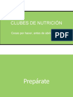 Club de Nutricion - Que Hacer WYL