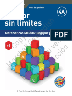 Guía profesor Método Singapur matemáticas 4A