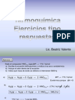 Termoquímica Ejercicio Tipo Con Respuestas