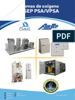 Brochure Oxigeno Airsep Psa Vpsa - CMMS S.A PDF