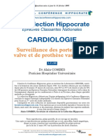 Surveillance Des Porteurs de Valve Et de Prothese Valvulaire PDF