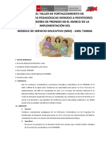 Taller de Fortalecimiento de Competencias Pedagógicas-Pc