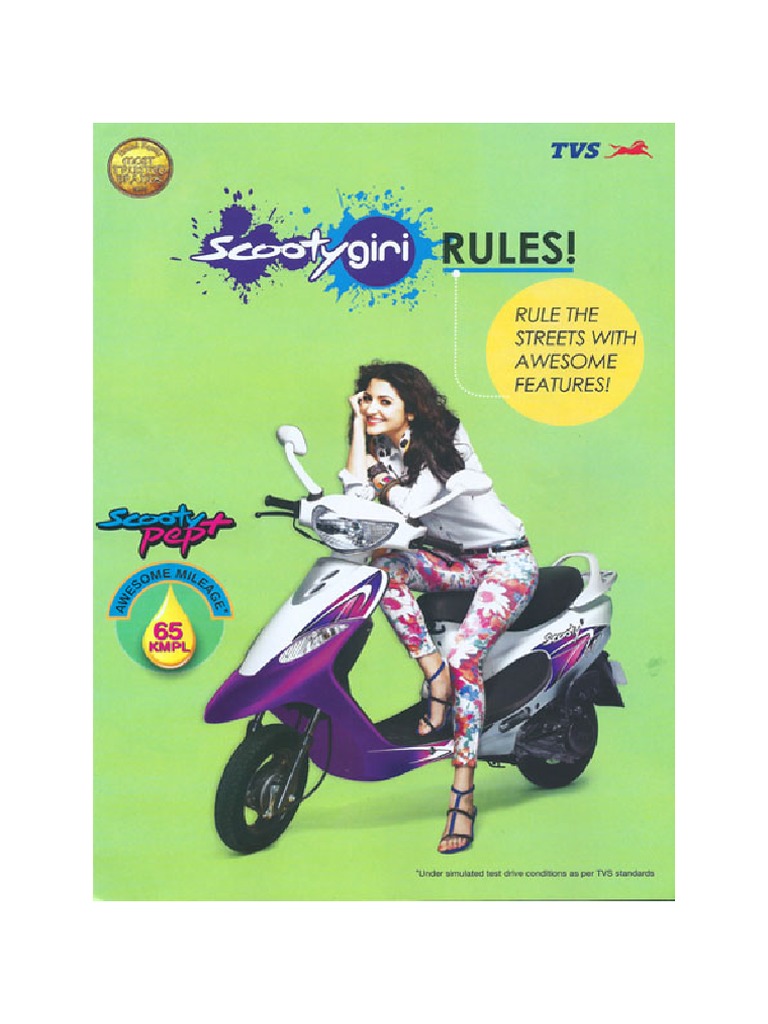 2017 Tvs Scooty Pep Plus Brochure PDF