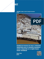 B062-Estudio de Recursos de Rocas... Cusco