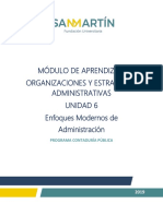 NF Unidad 6 ENFOQUES MODERNOS DE ADMON