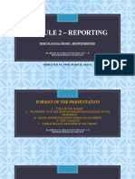 BSP 2-H (Bioecological) Reporting