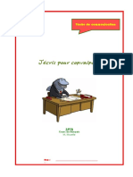 TC J'écris Pour Convaincre PDF