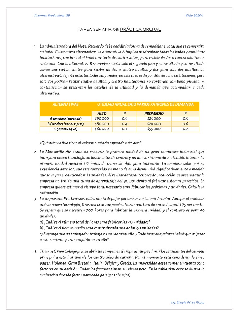 Practica Grupal ProdB | PDF | Economias | Business