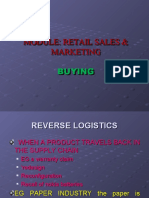 Module: Retail Sales & Marketing Buying