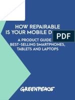 How Repairable is Your Mobile Device