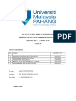 Faculty of Mechanical Engineering Bmm3531 Engineering Thermodynamics Lab Report - Heat Convection Section 04