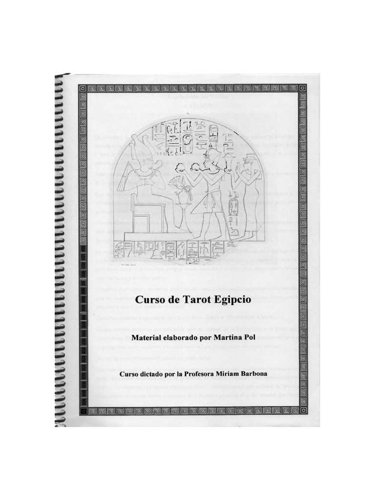 Curso de Tarot Egipcio: Arcanos y Mantras | PDF | Oración | Isis