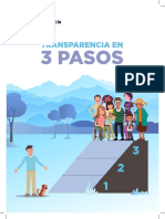 Transparencia en 3 pasos