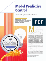 Model Predictive Control: A Review of Its Applications in Power Electronics