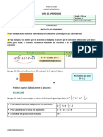 Matematicas - Octavo - Polinomios - Producto