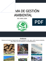 Sistema Gestión Ambiental ISO 14001