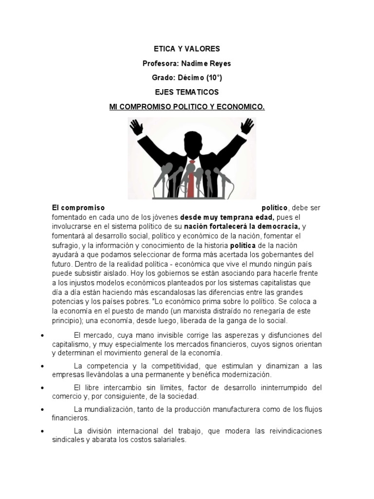 Compromiso Político y Económico Juvenil | PDF | Pobreza | Pobreza e ...