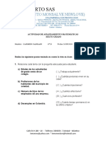 6° Iv Matemáticas Actividad 1 de Afianzamiento