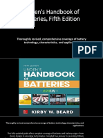 Linden's Handbook of Batteries, Fifth Edition 5th Edition