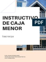 Instructivo de Caja Menor