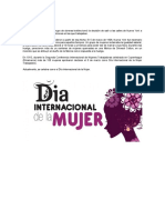 Dia Internacional de La Mujer