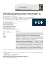Phytomedicine: Artemisia Annua and Artemisia Afra Tea Infusions vs. Artesunate-Amodiaquine