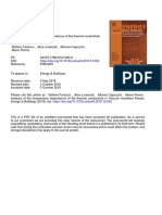 Análisis de La Dependencia de La Temperatura de La Conductividad Térmica en Paneles de Aislamiento Al Vacío