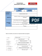 Tecnisistemas Bachillerato Por Ciclos: Question and Answer Asignatur A Ciclo Lección Studiante Docente