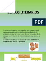 Textos literarios 4° BASICO