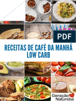 Receitas de Café Da Manhã Low Carb