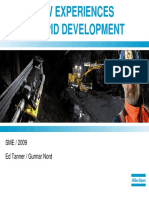 Rapid Development UG Mine - SME2009