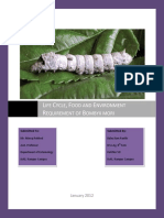 Life Cycle Food and Environment of Bombyx Mori