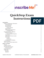 QS1S - QuickStep Exam Instructions 15may2019