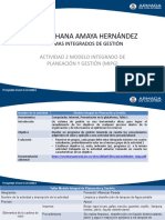 Arlet Johana Amaya Hernández: Sistemas Integrados de Gestión