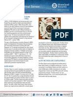 Burn Saver Thermal Sensor Factsheet