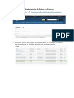 Manual de Instalación de Python y Anaconda en Windows