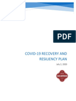 San Antonio - COVID-19 Recovery and Resiliency Plan PDF