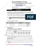 VF (Ky HKKJRH VK Qfozkku Lalfkku Hkksiky: All India Institute of Medical Sciences, Bhopal