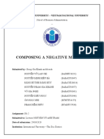 Composing A Negative Message: International University - Vietnam National University