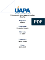 Universidad Abierta para Adultos (UAPA) : Ingles 3