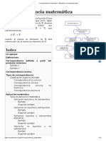 Correspondencia Matemática - W