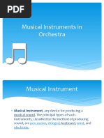 Musical Instruments in Orchestra