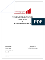 Financial Statement Analysis: Project Report ON "Motherson Sumi Systems LTD"